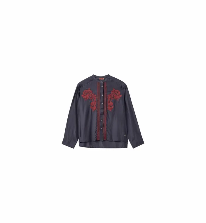 Women Shirts MOS MOSH MMHSweet Craftsman Shirt 8211 HEYANNO Salute Navy