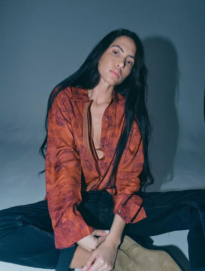 Women Shirts MOS MOSH MMHWill Paisley Shirt 8211 HEYANNO Burnt Brick