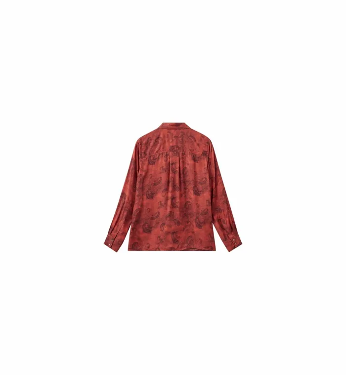 Women Shirts MOS MOSH MMHWill Paisley Shirt 8211 HEYANNO Burnt Brick