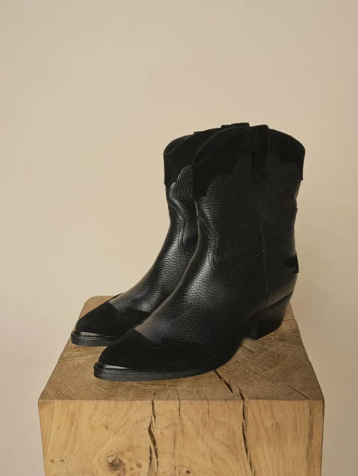 Women Shoes MOS MOSH MMDarwin Leather Boot Black