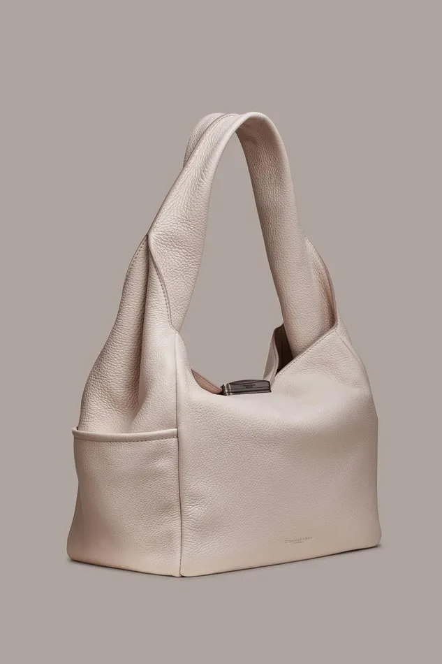 Women Shoulder And Hobo Bags Donna Karan AMAGANSETT SHOULDER BAG Snow Petal