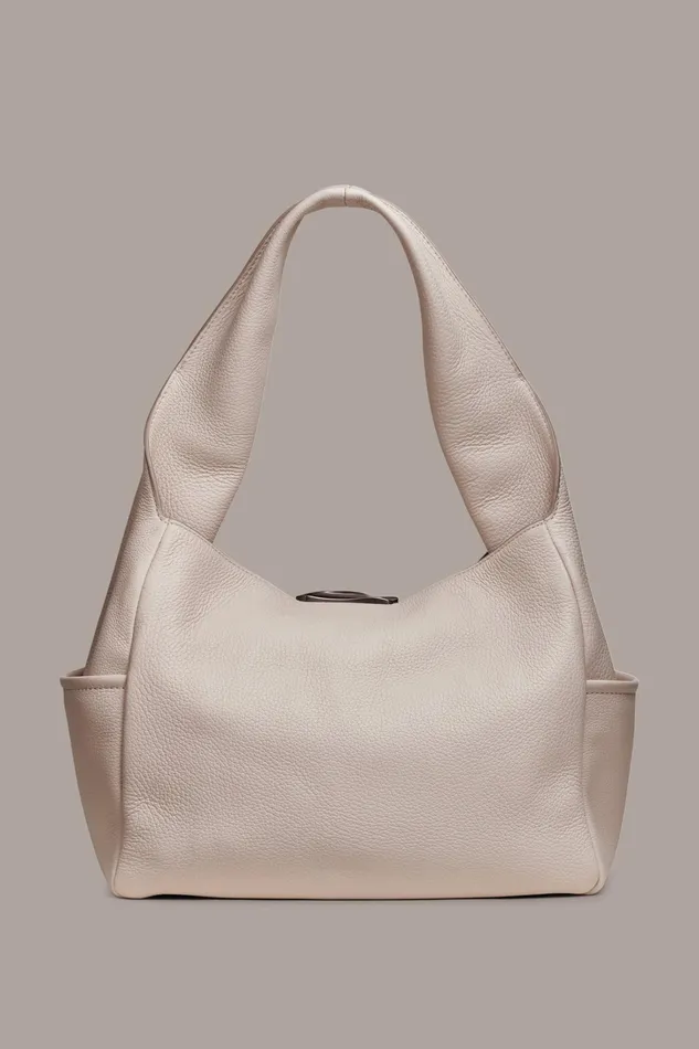 Women Shoulder And Hobo Bags Donna Karan AMAGANSETT SHOULDER BAG Snow Petal