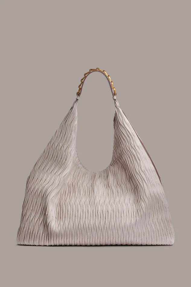 Women Shoulder And Hobo Bags Donna Karan BELLMORE XL HOBO BAG Sand