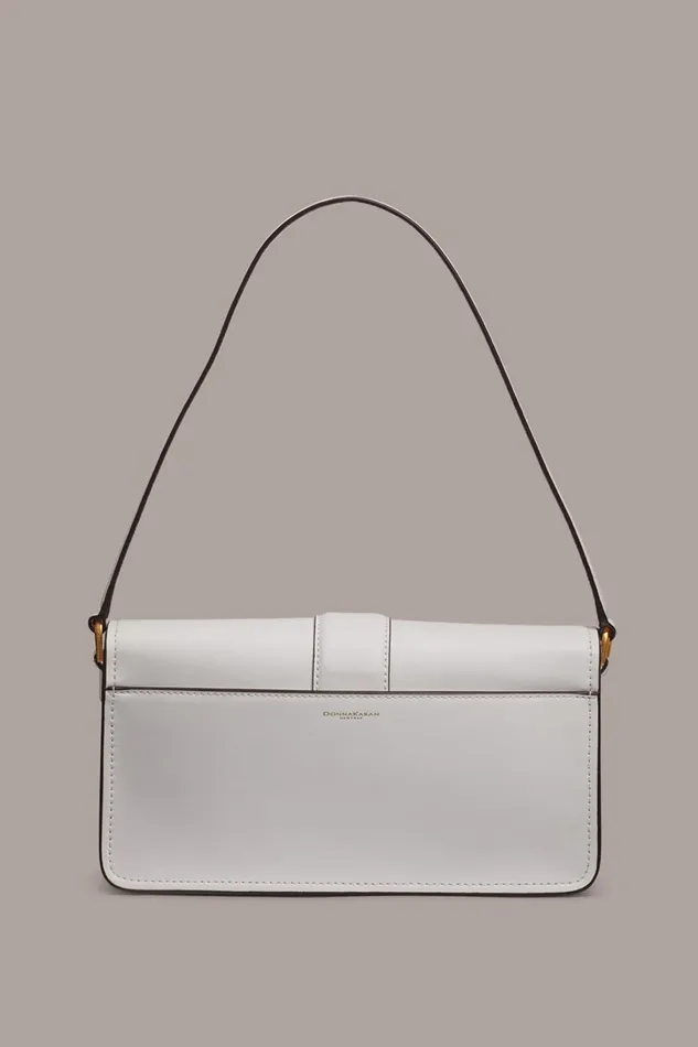 Women Shoulder And Hobo Bags Donna Karan VALLEY STREAM SHOULDER Brilliant White