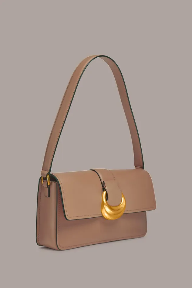 Women Shoulder And Hobo Bags Donna Karan VALLEY STREAM SHOULDER Fawn