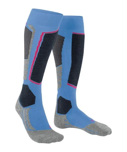 Women SK2 Intermediate Vegan Women Skiing Kneehigh Socks Blue Note FALKE Ski Socks