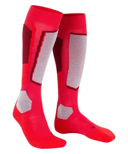 Women SK2 Intermediate Wool Women Skiing Kneehigh Socks Rose FALKE Ski Socks