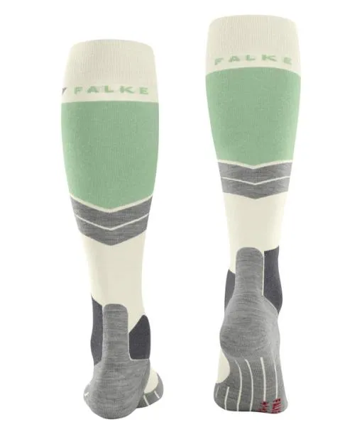 Women SK4 Advanced Women Skiing Kneehigh Socks Offwhite FALKE Ski Socks