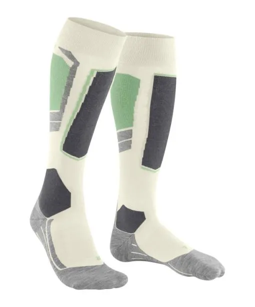 Women SK4 Advanced Women Skiing Kneehigh Socks Offwhite FALKE Ski Socks