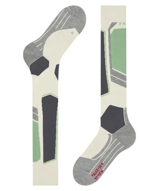 Women SK4 Advanced Women Skiing Kneehigh Socks Offwhite FALKE Ski Socks