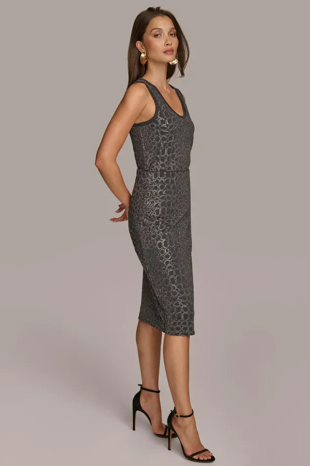 Women Skirts Donna Karan SEQUIN EMBELIISHED SKIRT Iron