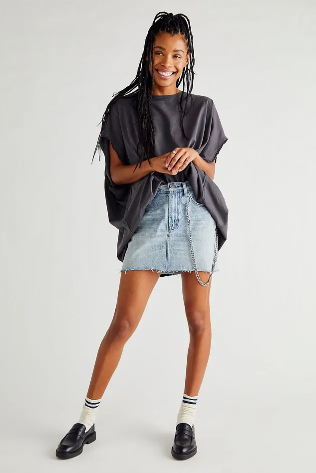 Women Skirts Free People Chained 2020 Mini Skirt Salty Dog