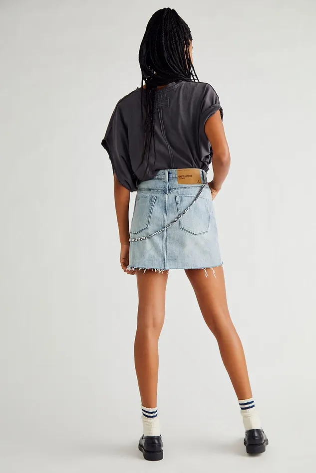 Women Skirts Free People Chained 2020 Mini Skirt Salty Dog