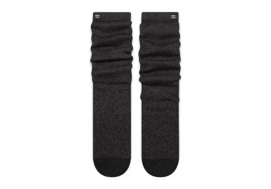 Women Slouchy Quarter Crew Socks Black TOMS Sneakers