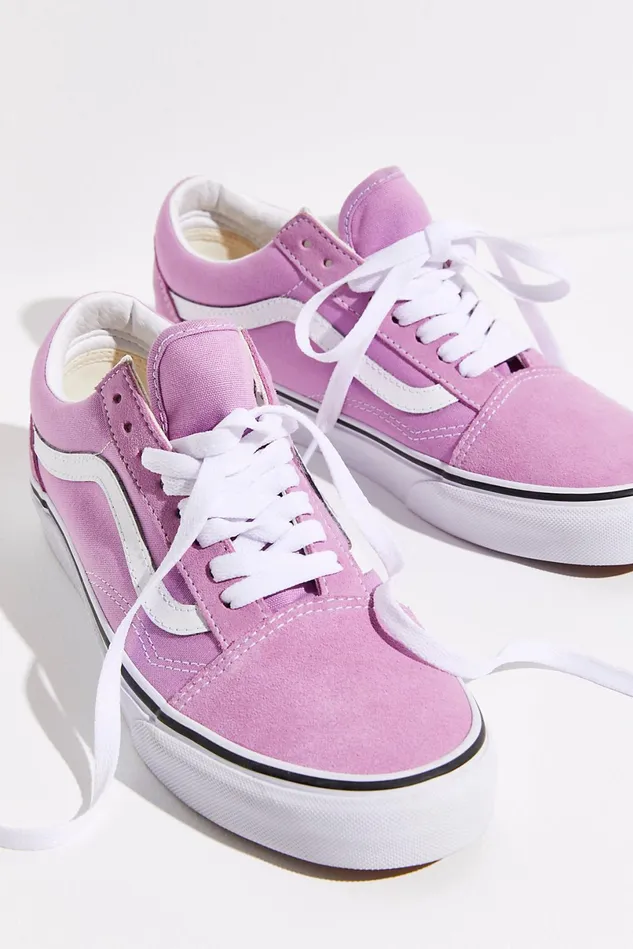 Women Sneakers Free People UA Old Skool Sneakers Orchid True White