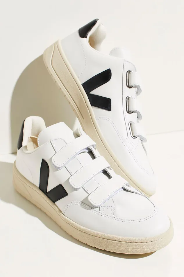 Women Sneakers Free People Veja VLock Sneakers Extra White Black