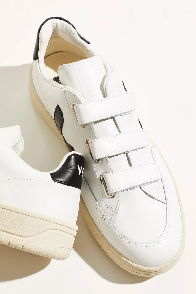Women Sneakers Free People Veja VLock Sneakers Extra White Black
