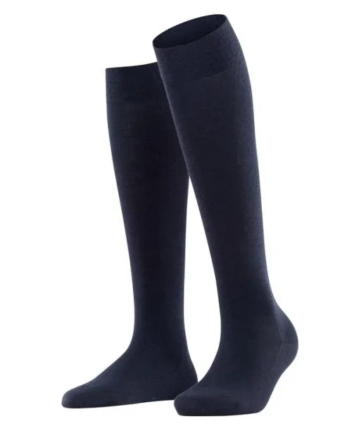 Women Softmerino Women Kneehigh Socks Dark Navy FALKE Knee High Socks