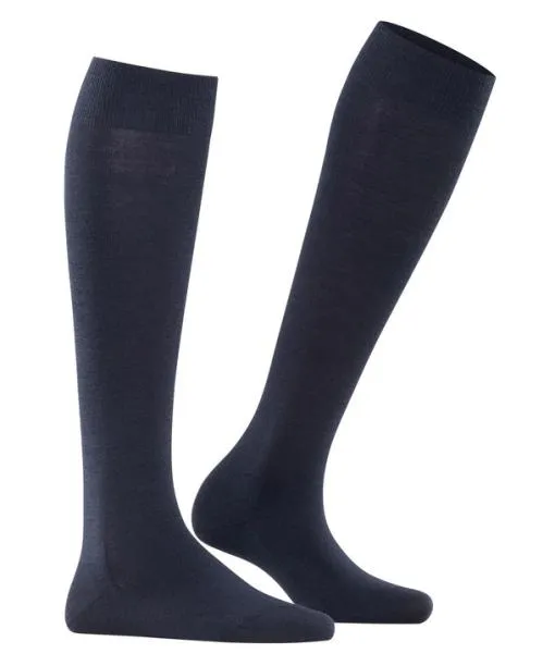 Women Softmerino Women Kneehigh Socks Dark Navy FALKE Knee High Socks