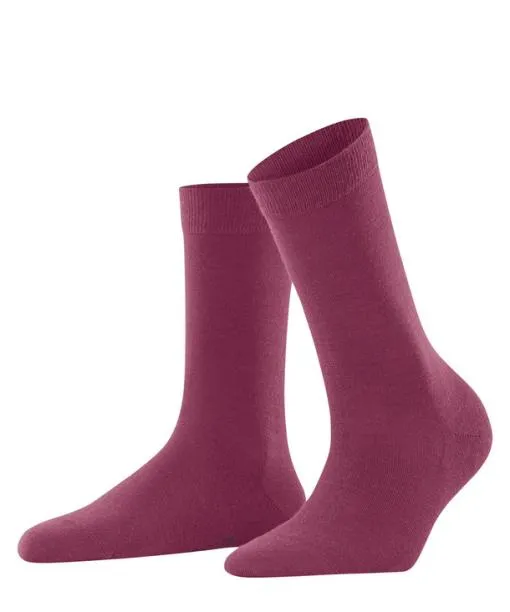 Women Softmerino Women Socks Red Plum FALKE Socks
