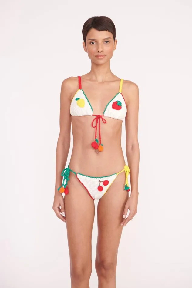 Women STAUD Bikinis CROCHET BIKINI TOP CROCHET FRUIT