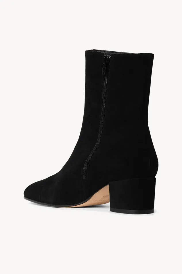 Women STAUD Boots AIMEE SHORT BOOT BLACK SUEDE Women STAUD Boots AIMEE SHORT BOOT BLACK SUEDE