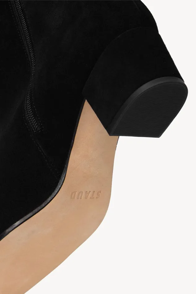 Women STAUD Boots AIMEE SHORT BOOT BLACK SUEDE Women STAUD Boots AIMEE SHORT BOOT BLACK SUEDE