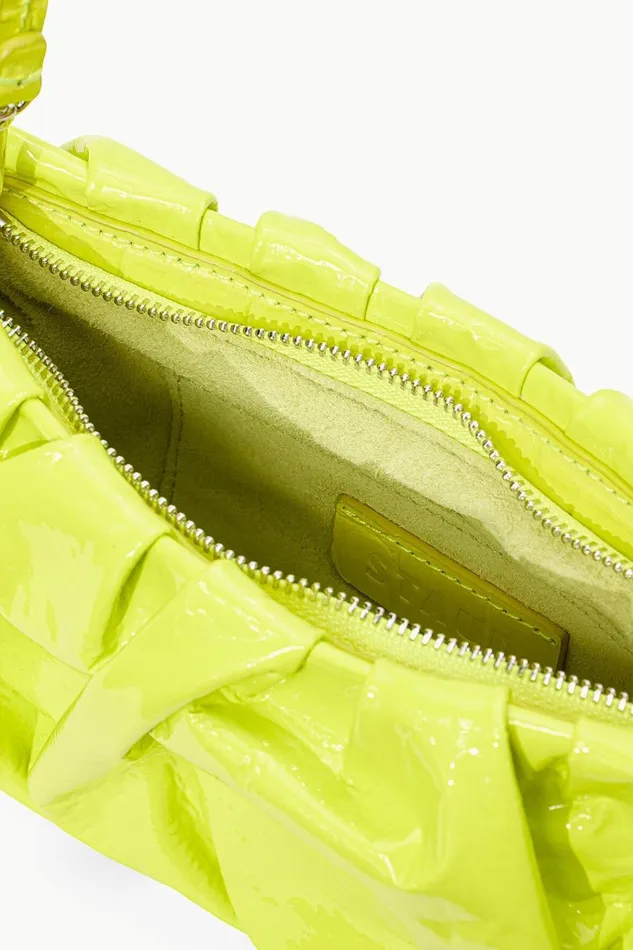Women STAUD Clutches BEAN BAG CITRON PATENT Women STAUD Clutches BEAN BAG CITRON PATENT