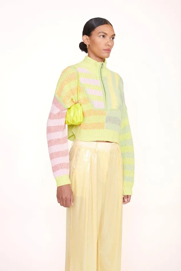 Women STAUD Clutches BEAN BAG CITRON PATENT Women STAUD Clutches BEAN BAG CITRON PATENT
