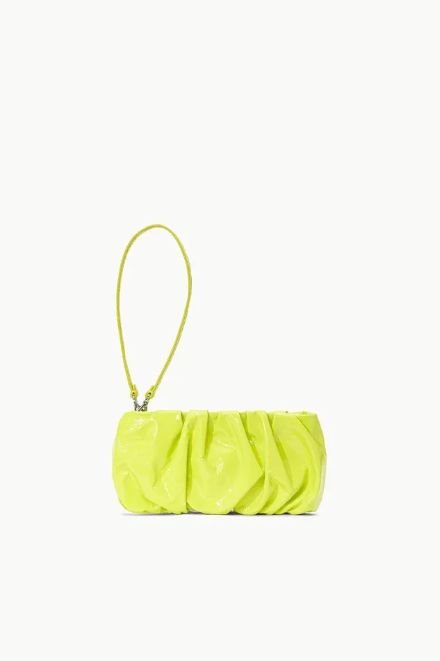 Women STAUD Clutches BEAN BAG CITRON PATENT Women STAUD Clutches BEAN BAG CITRON PATENT