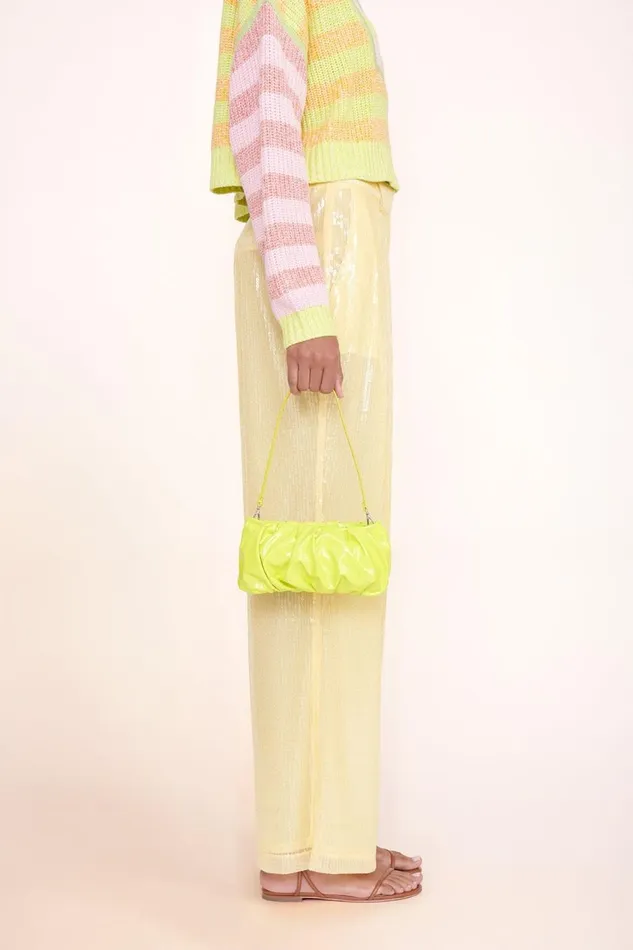 Women STAUD Clutches BEAN BAG CITRON PATENT Women STAUD Clutches BEAN BAG CITRON PATENT