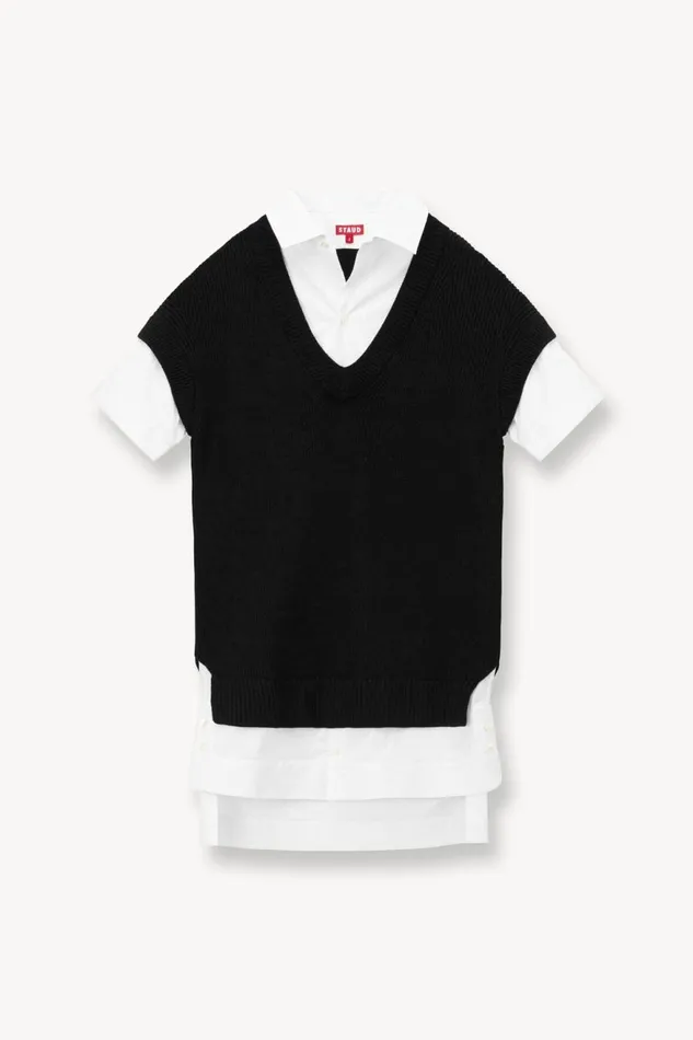Women STAUD Dresses BRIDGET DRESS BLACK WHITE Women STAUD Dresses BRIDGET DRESS BLACK WHITE
