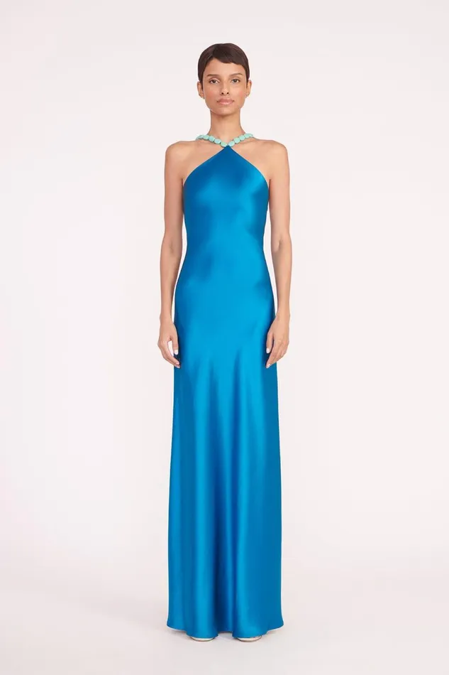 Women STAUD Dresses CADENCE DRESS ISLAND BLUE