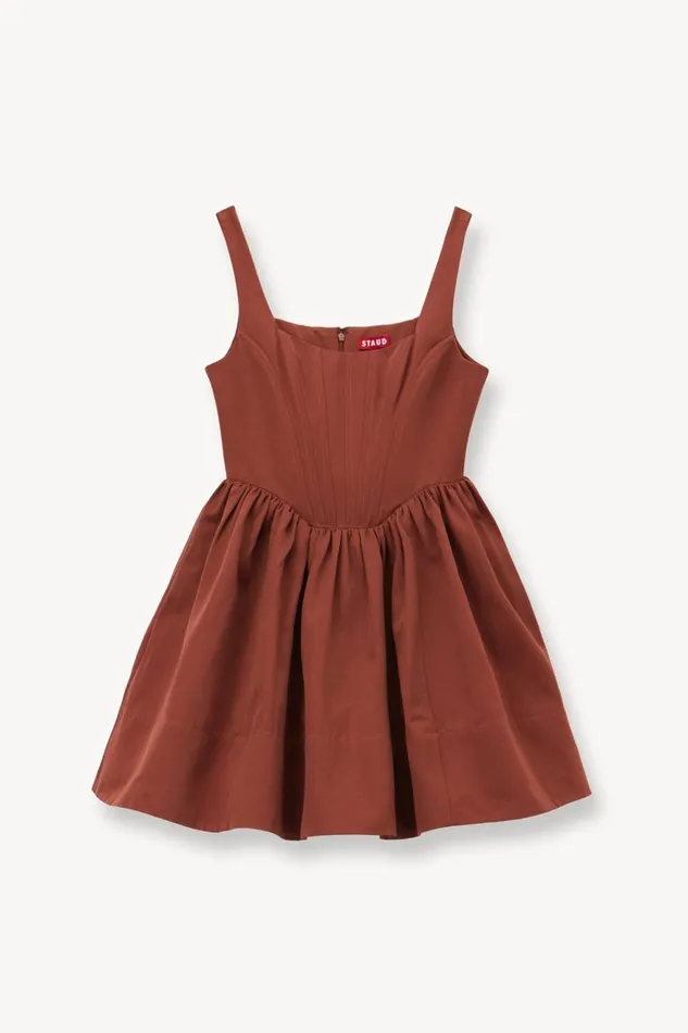 Women STAUD Dresses LANDSCAPE DRESS CLOVE