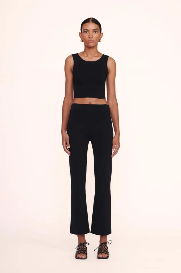 Women STAUD Knits ESTELLA PANT BLACK