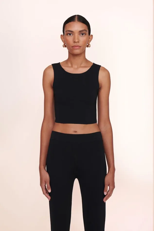 Women STAUD Knits ESTELLA PANT BLACK Women STAUD Knits ESTELLA PANT BLACK