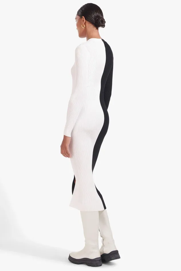 Women STAUD Knits SHOKO SWEATER BLACK WHITE