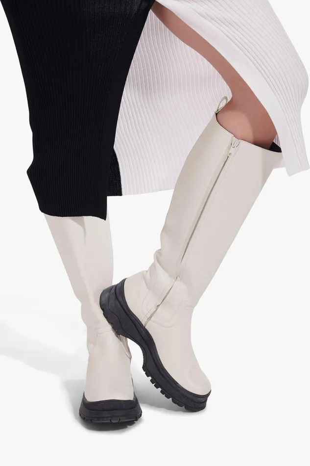 Women STAUD Knits SHOKO SWEATER BLACK WHITE