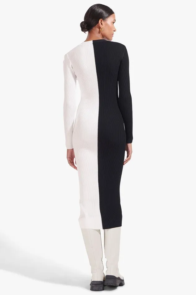 Women STAUD Knits SHOKO SWEATER BLACK WHITE