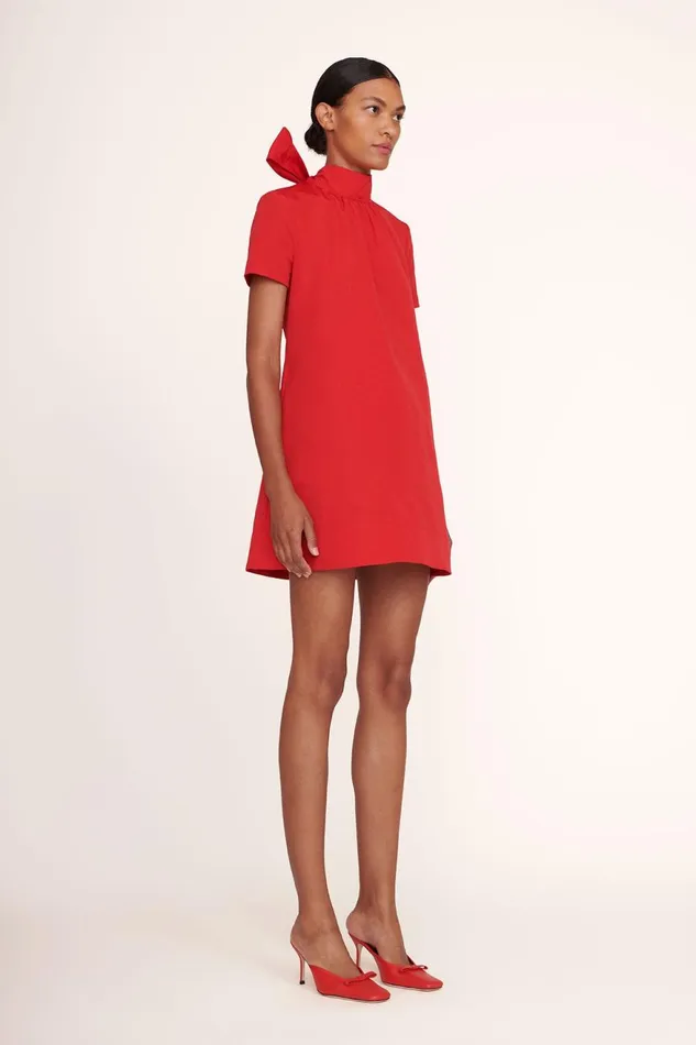 Women STAUD Occasion Dresses MINI ILANA DRESS POINSETTIA