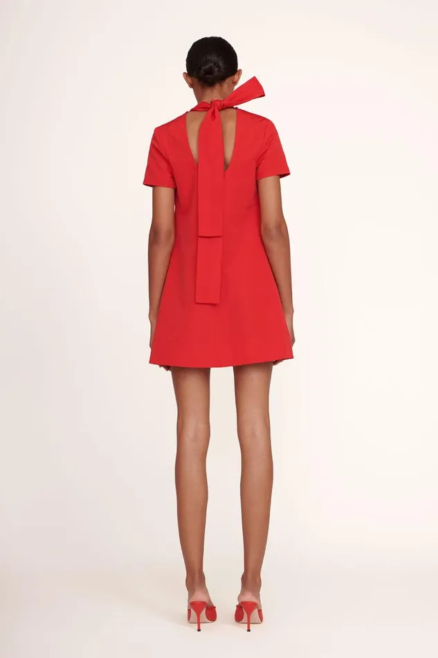 Women STAUD Occasion Dresses MINI ILANA DRESS POINSETTIA
