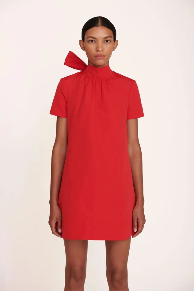 Women STAUD Occasion Dresses MINI ILANA DRESS POINSETTIA