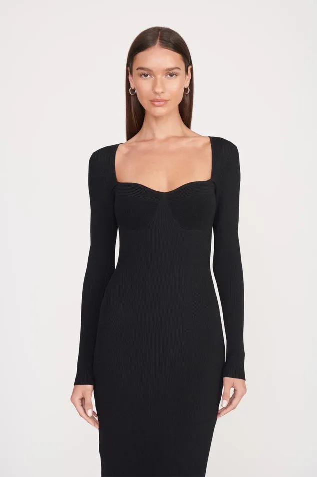 Women STAUD Occasion Dresses SILHOUETTE DRESS BLACK Women STAUD Occasion Dresses SILHOUETTE DRESS BLACK