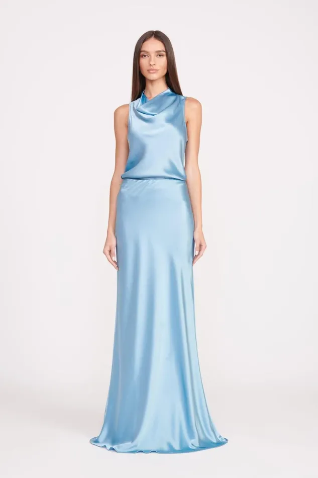 Women STAUD Occasion Dresses VOYAGE SKIRT FRENCH BLUE