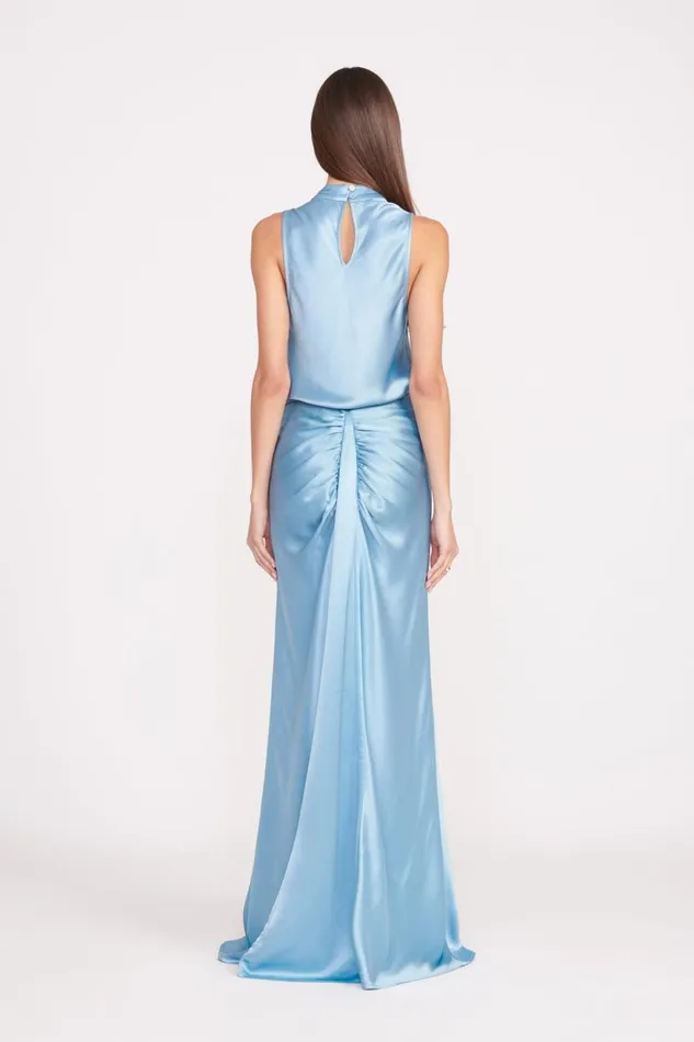 Women STAUD Occasion Dresses VOYAGE SKIRT FRENCH BLUE Women STAUD Occasion Dresses VOYAGE SKIRT FRENCH BLUE