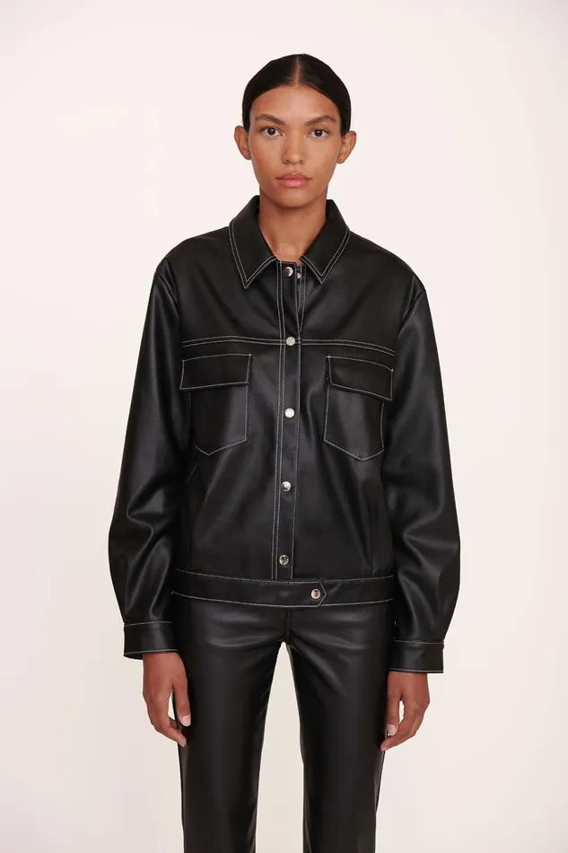 Women STAUD Outerwear and Jackets CUSTOM RYAN JACKET BLACK
