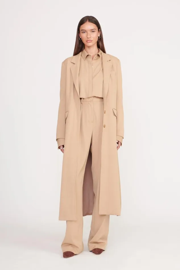 Women STAUD Outerwear and Jackets RALPH COAT CAMEL