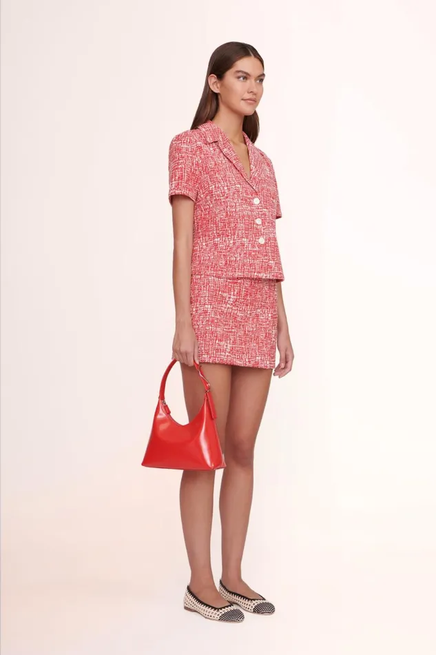 Women STAUD Shoulder SCOTTY BAG TOMATO