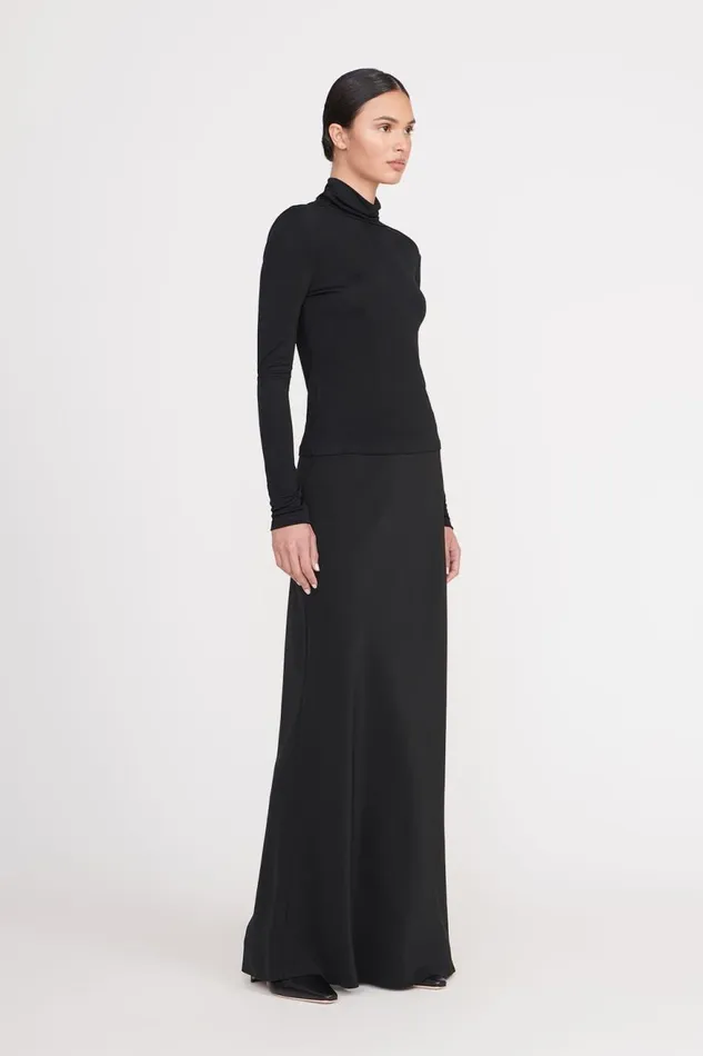 Women STAUD Skirts TURA SKIRT BLACK Women STAUD Skirts TURA SKIRT BLACK