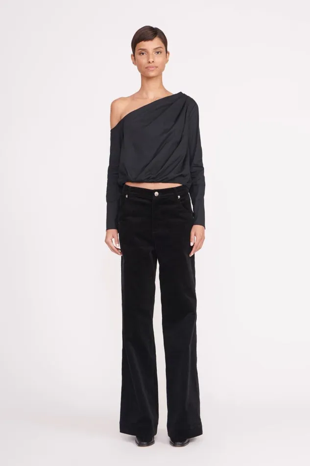 Women STAUD Tops ANIKA TOP BLACK Women STAUD Tops ANIKA TOP BLACK